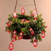 Vintage Light String Lights 10ft 20 LED Decorative Kerosene String Lights For Indoor Outdoor Patio Garden Home Holiday Camping Decoration