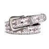 Butterfly Embossed Women's Faux Leather Belt Hip-Hop Waistband Fashion Jeans Belt