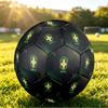 Brasilien Fußball Aufdruck Größe 5 Fußball Ball Verschleißfest Standard Erwachsenen Trainingsfußball Fan Geschenk für Indoor Outdoor Spiel Sport
