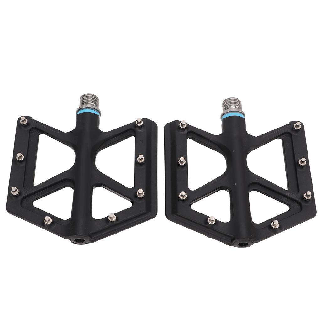 Lp Litepro 2pcs Folding Bicycle Pedal Black Wearproof Nylon Nonslip Mountain Bike Footpeg for MTB