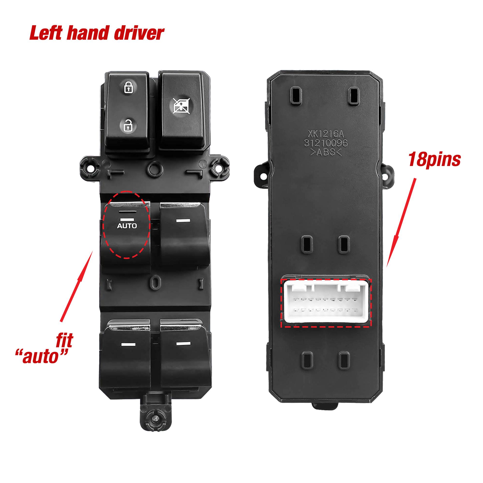 93571-D3000 Driver Side Power Window Master Switch for Hyundai Tucson 2016 2017 2018 OE 93571-D3050 93571-D3040 93570-D3061 93571-D3000