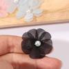 10pcs Cored Flowers Clothing Decoration Artificial Flower Pearl Stamens Clothing Patch  Hat