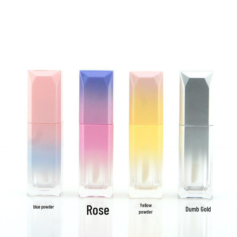 Multi-Color Gradient Lip Gloss Tube (5ml) - Customizable Logo, DIY Cosmetic Packaging