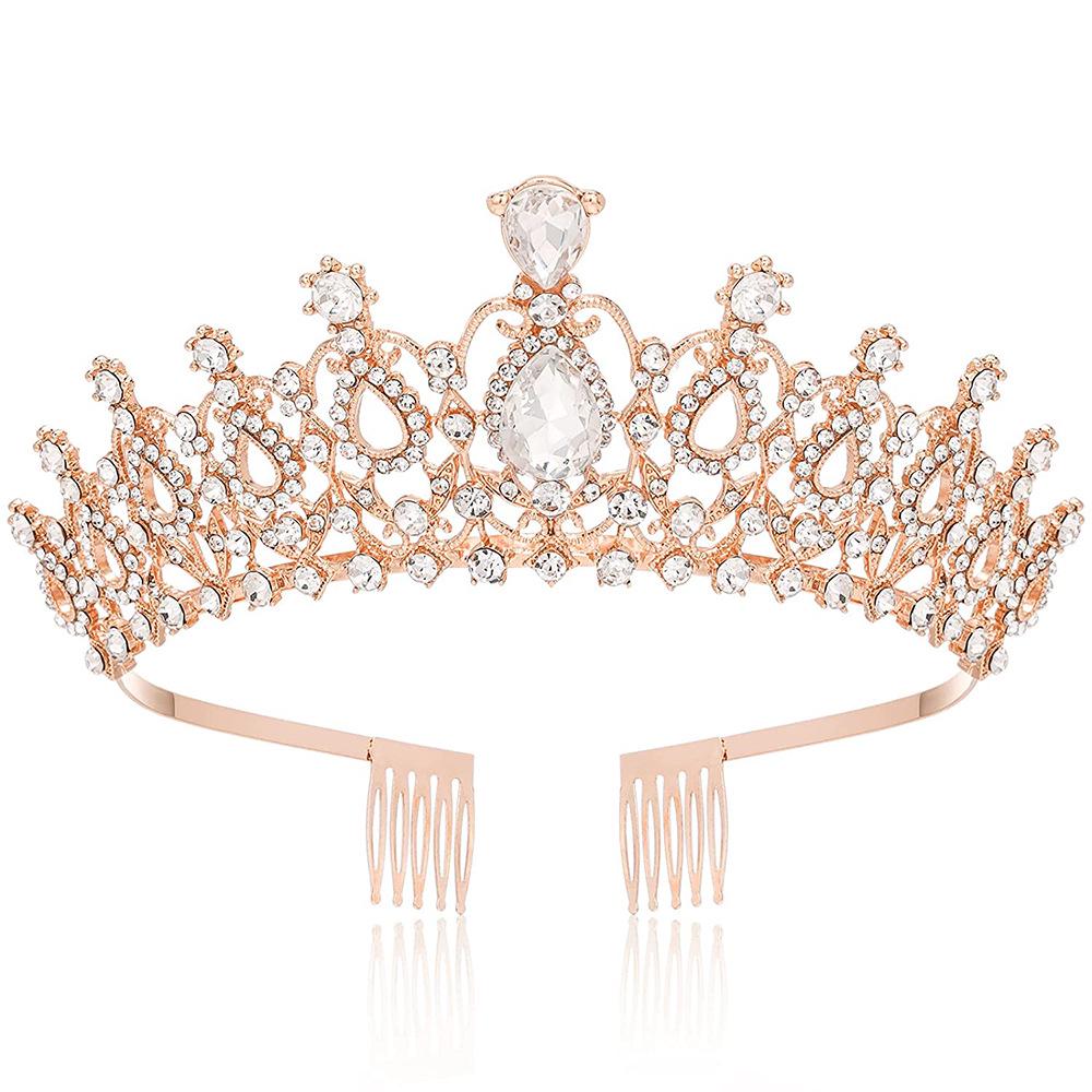 Bandeau et coiffe de mariée en cristal diamant tendance pour mariages et événements