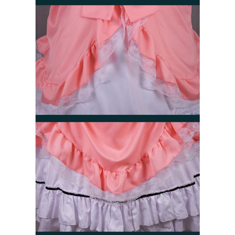 Kuroshitsuji Ciel Robin Cosplay Costume, Female Bojiang Young Master Anime Full Cosplay Set