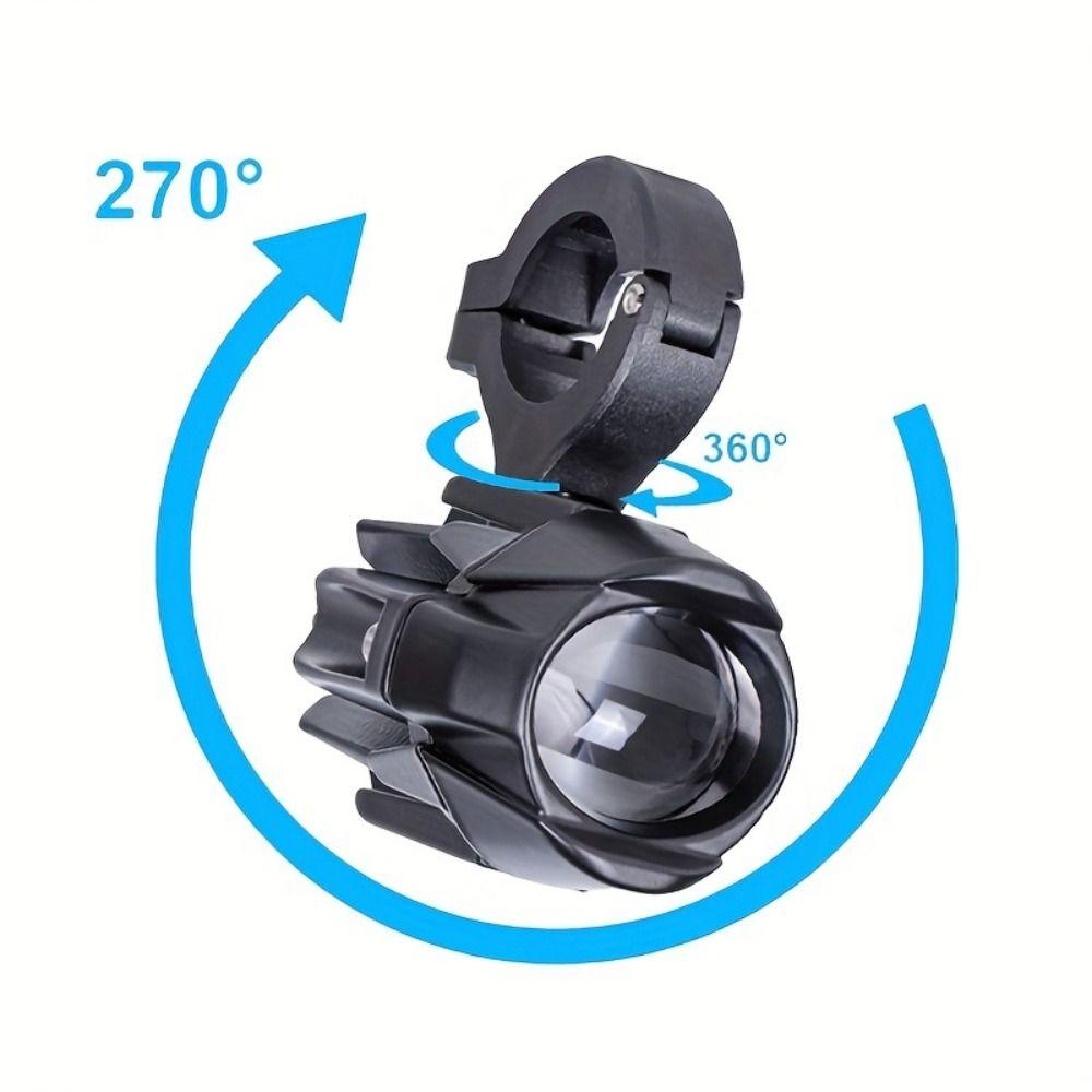 1/2 Pcs Alloy Motorcycle Fog Light 6000K Super Bright 4-Mode Auxiliary Lamp Led Lighting Bulbs for BMW/Honda/Yamaha/Suzuki