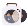 Retro Bluetooth Speaker with RGB Light Auto Rotating Record Stereo Vintage Wireless Speaker Supports Memory Card U Disk