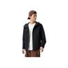 Li-Ning Solid Color Hooded Long Sleeve Windbreaker Men Outerwear Black AFDUA11-1