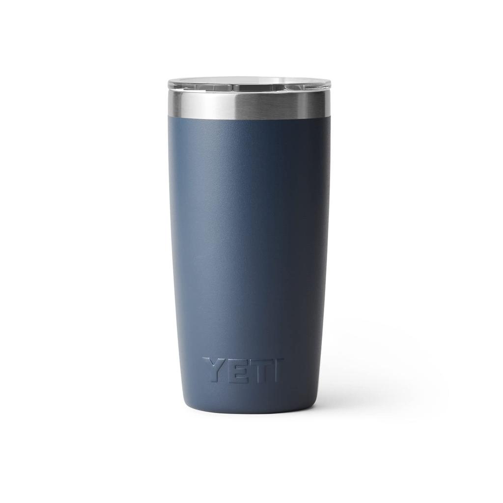 Yeti Rambler 10 Tumbler, Stainless Steel, Vacuum Insulated, with MagSlider Lid (Navy)