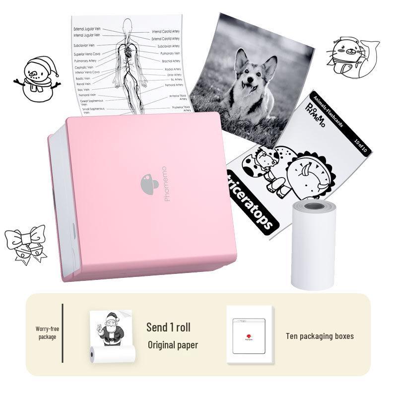 Phomemo M02 Portable Mini Thermal Printer – Bluetooth, Inkless for Mobile Devices