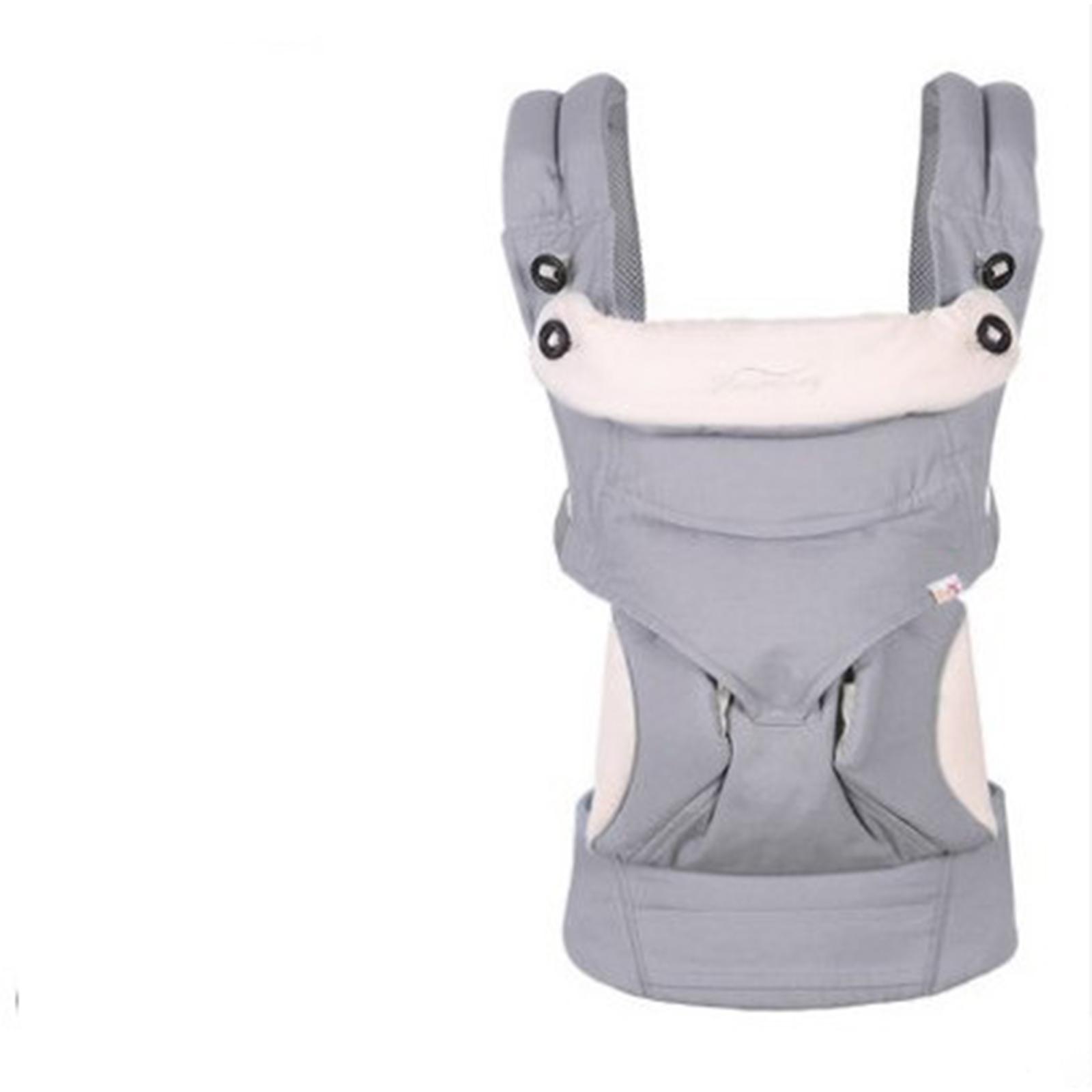 Baby sling breathable simple double shoulder children s sling for baby strolling artifact baby anti-O-legs серый