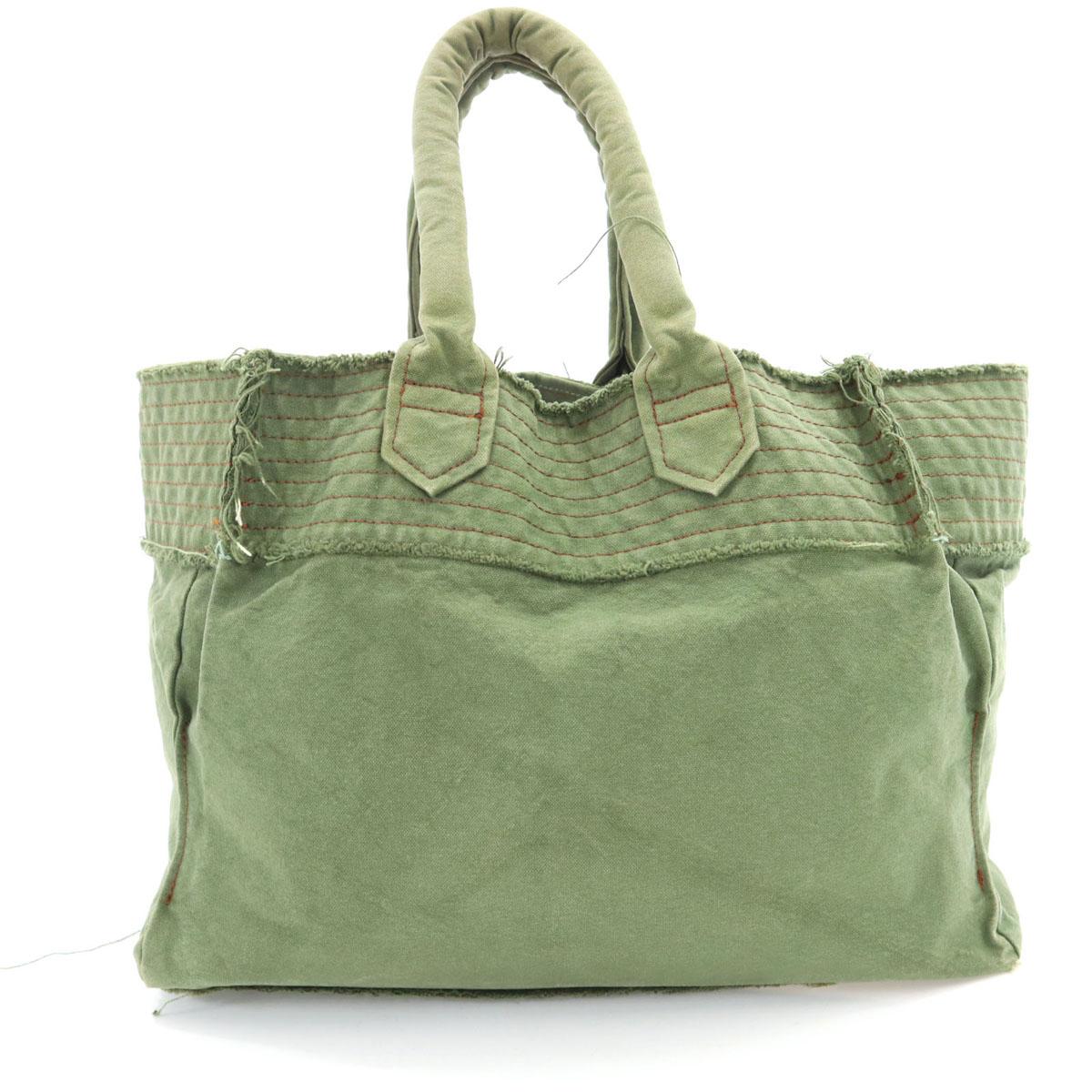 

трикотаж COMME des GARCONS 80-х 90-х годов Старый Сделано в Японии Сумка-тоут хаки унисекс Мужской Б/У