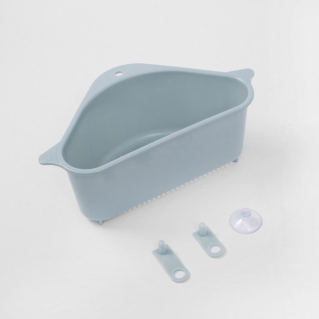 Sink Corner Basket Food Waste Basket Blue