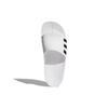 Adidas Cloudfoam Comfortable Rubber Sole Non-Slip Slide Sandals Unisex Footwear White Black CG3538
