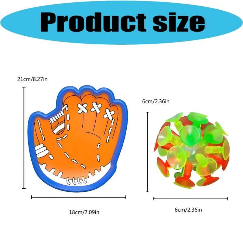 Cartoon Suction Cup Sticky Ball Fun Throwing & Catching Outdoor Sports Toy For Boys And Girls Educational Ball Toy