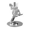 All-Metal Rotatable Phone Holder: Foldable Desktop Stand for Live Streaming & Multifunctional Use