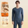 Men's Thick Lambswool Thermal Underwear Set - Velvet-Enhanced for Cold Protection, Heat Retention, and Autumn/Winter Comfort