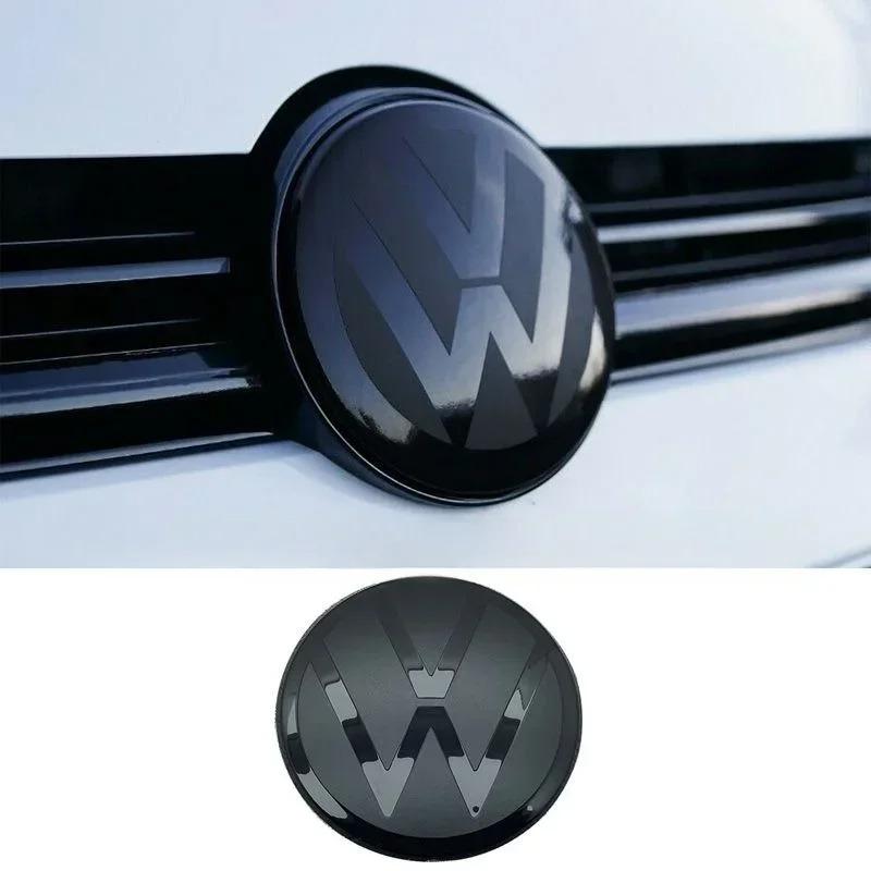 DIG1 2pcs VW Golf 6/Golf 7/Golf 7.5/Golf 8 Not Affect ACC Modified Black Label New Flat Mirror Front and Rear Logo Decorative Cover