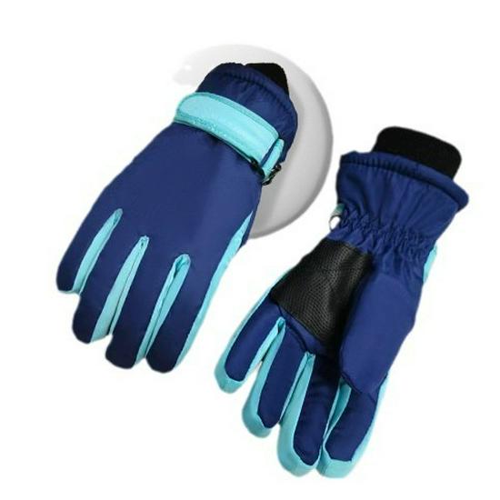 Kids' Winter Ski Gloves, Windproof & Thick, Ages 3-9
