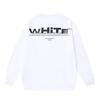 Off-White 2026 Herbst und Winter Neu Unvollständiger Buchstabenaufdruck Muster Herren und Damen Rundhals Hoodie