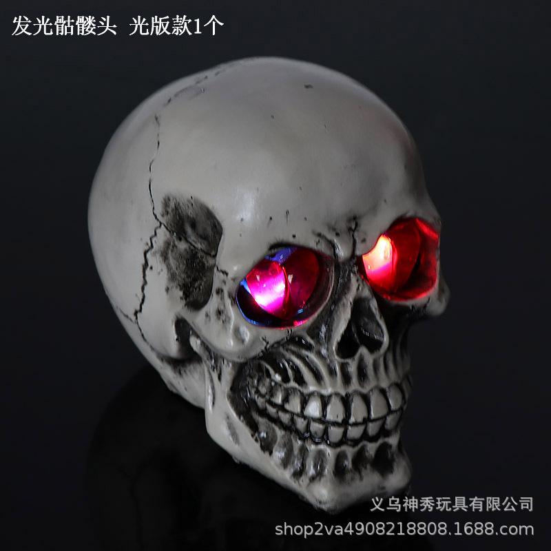 10,000 Halloween ghost festival decoration horror funny spoof trick trick prop plastic skull ornament