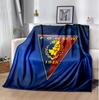 Mks Pogo Szczecin Flannel Blanket Soft Warm All-Season Throw, Design for Camping, Car Travel, Hiking Sofa, Bed, Office Perfect Gift for Parties