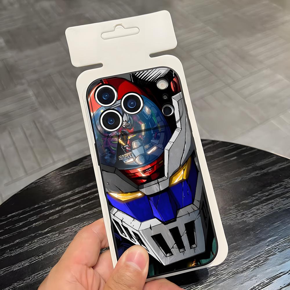 Manga Mazinger Z Anime Phone Case For IPhone 17 Air 16 E Pro Max 15 14 13 Mini 12 Pro 11 Max Plus Black Soft Shell