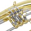 SLADE B Flat Euphonium Triple Key Brass Body Tenor Horn Professional Brass Musical Instrument Set with Wipes Gloves Bags Parts