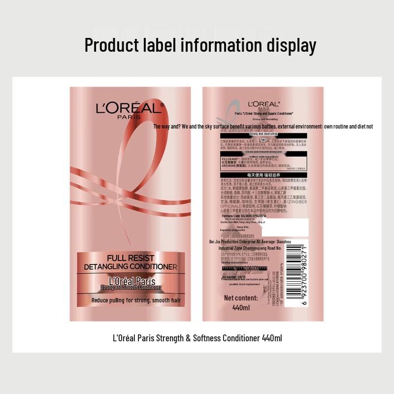 L'Oreal Strengthening and Smoothing Conditioner