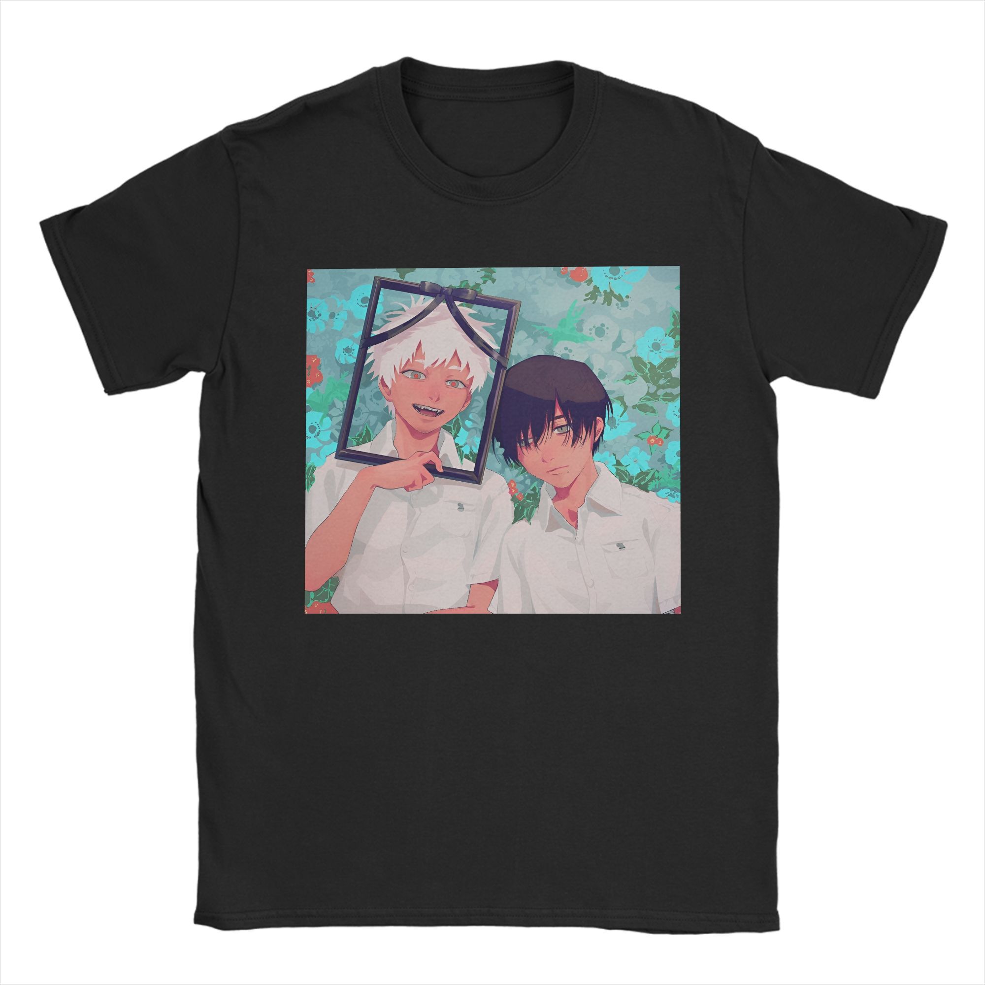 

The Summer Hikaru Died T-Shirt for Men Women Anime Vintage Pure Cotton Tees Round Collar Short Sleeve T Shirt Original Clothing S