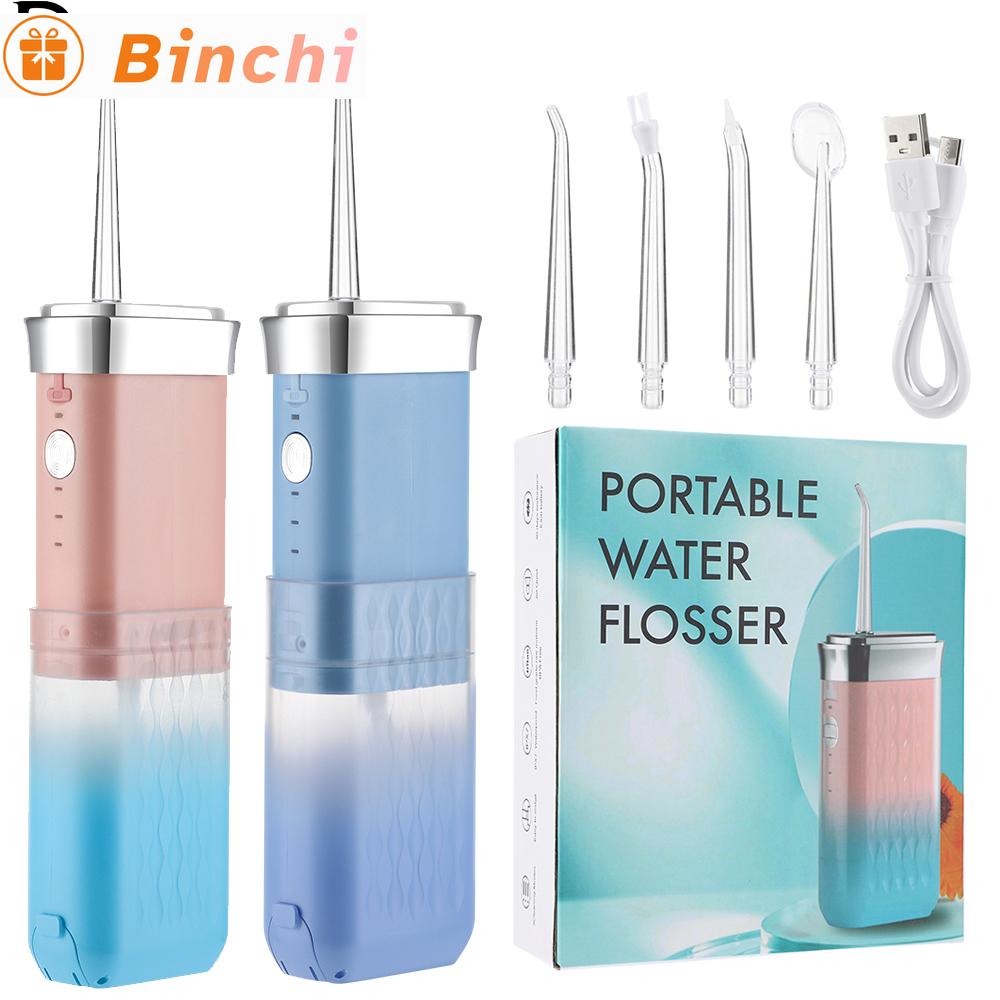 Idropulsore Orale Portatile Idropulsore Pulizia Denti Macchina per Lavaggio Bocca Ricaricabile Senza Fili Getto d'Acqua Dentale Per Viaggio
