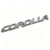 1 Pezzo Emblema Badge Baule 3D Rialzato in ABS Nero/Argento/Cromo Decalcomania Logo Posteriore Personalizzata per Adesivo Carrozzeria Accessori