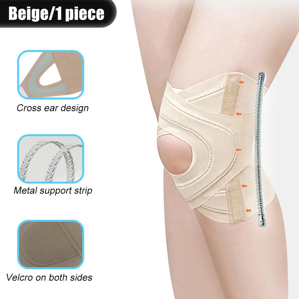 

Durable And Safe 1 Pcs Knee Brace With Side Stabilizers Knee Support For Meniscus Tear Knee Pain Acl Mcl Arthritis Injury Recovery Men And Women S