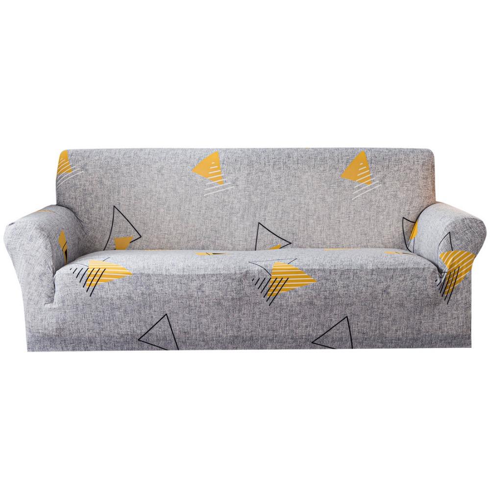 Elastic Sofa Cover Slip Proof Simple Solid Color Cushion Protector Modern Minimalist Luxury Home Decor