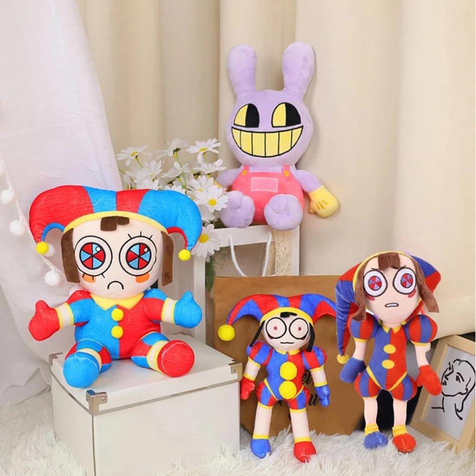 Neu Der Erstaunliche Digitale Zirkus Plüsch Clown Ragatha pomni Cartoon Jax Puppe Joker Plüsch Weich Gefüllt Sofa Dekorieren Weihnachtsgeschenk