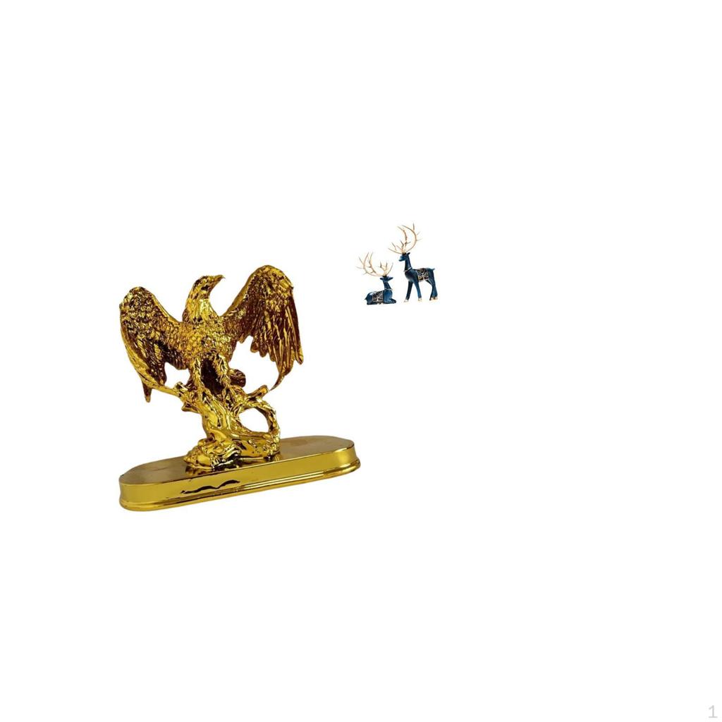 Modern Art And Reindeer Animal Sculpture Resin Figurine Ornament for Home Decor Desk Office Dining
