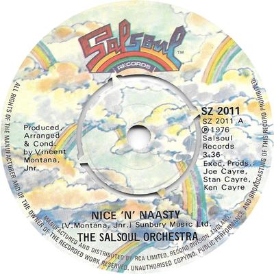 7palcová deska SALSOUL ORCHESTRA - Nice 'N' Naasty SZ2011 Salsoul Records 1976 US Soul/Funk Použitá