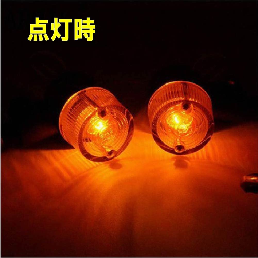 Life Design Johnson.77 Motorcycle Turn Signal Light Lamp, Cylindrical Type, Classic Type, European Turn