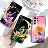 Handyhülle mit Sailor-Moons-Motiv für Samsung S26, S25, S24, S23, S22, S30, S21, Ultra, Plus, FE 5G, Schwarz, Weich