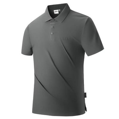 Maglietta Polo da Uomo in Seta di Ghiaccio