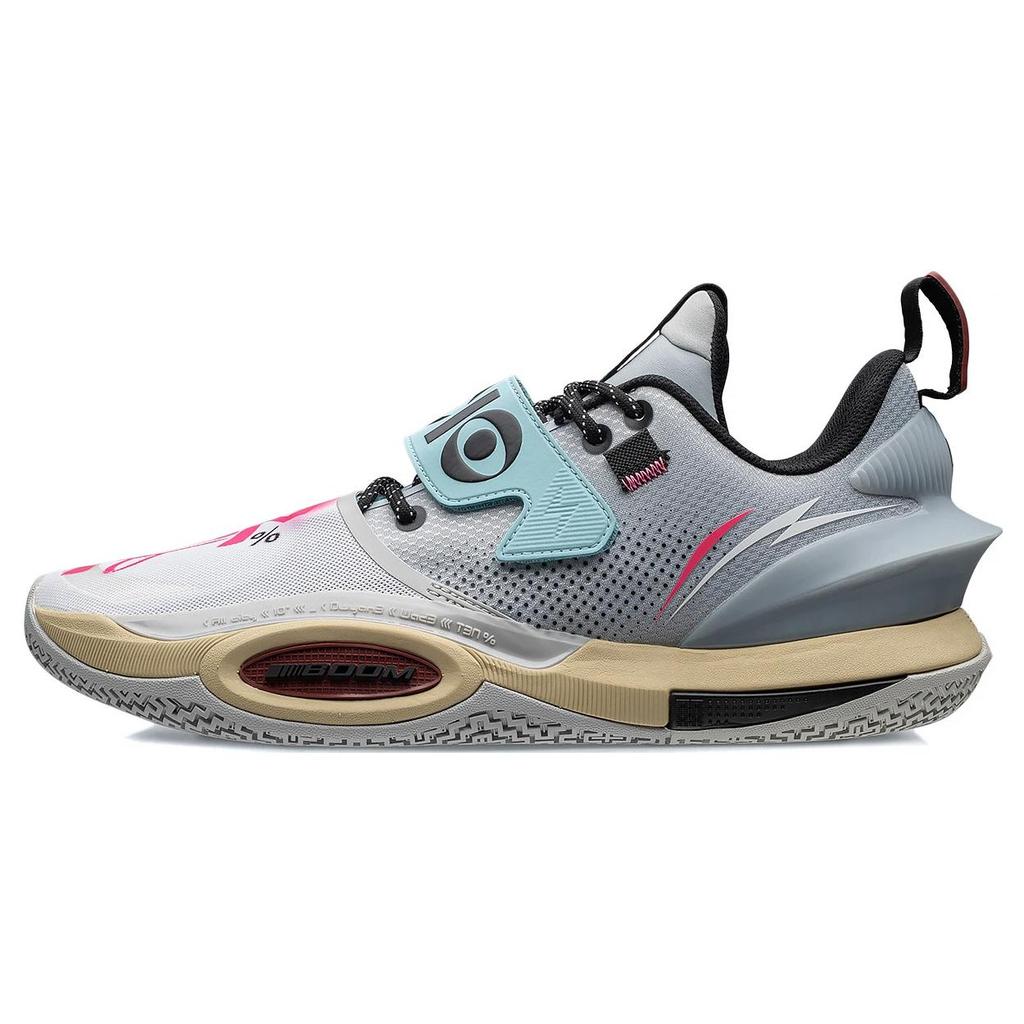 New LiNing All City 10 V2 Wade Dreamer Collection Anti Slip And Wear Resistant Rebound Low Top Basketball Shoes Men's White ABAS059-12