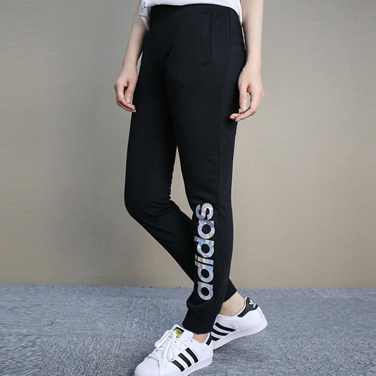 Adidas Casual Pants Women's Black Moderate Skinny Pants CF3847
