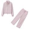 Chices Jugendliches Sportbekleidungsset für Frauen mittleren Alters - Rundhals-Cardigan & Sweatshirt Zweiteiler für Frühling und Herbst