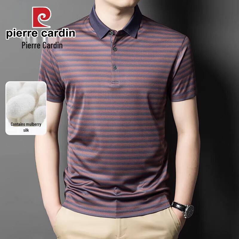 Pierre Cardin Men's Silk Blend Polo T-Shirt