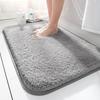 Bathroom Super Thick Fluff Fiber Bath Mat Shower Room Rugs Mats Chenille Bathroom Floor Mat Toilet Absorbent Entrance Door Mat