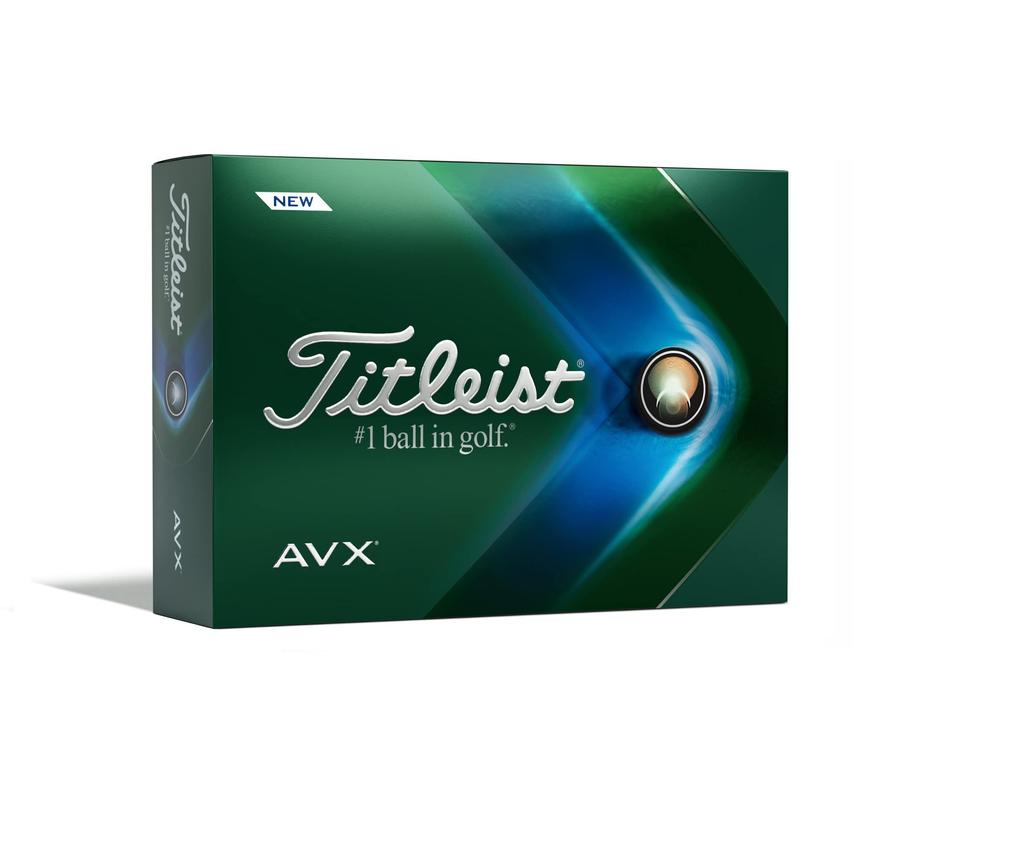 TITLEIST 2022 AVX White Golf Balls, 1 Dozen (12 Balls), Authentic Japanese Product, T9013S-J