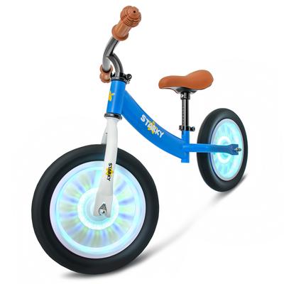 Balance Bike, Children's Bike, Inflatable Wheels, 12 Light-up Wheels