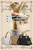 Aquamie Canvas Tote Bag, Small, Horizontal, Shoulder Tote, ShoulderCrossbody Bag (White)