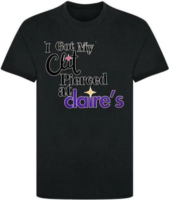 I Got My Clit Pierced At Claires Shirt Funny Donut T Shirt Inappropriate Raunchy Adult Humor Sarcastic Meme Gift Casual Tshirt