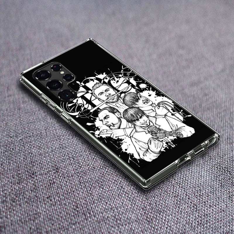 T-Three Days G-Grace band Phone Case For Samsung Galaxy S24 S23 S21 S20 FE S22 S26 Ultra S25 Edge S10 Plus Cover Clear TPU Capa